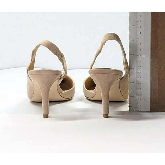 Pour La Victoire Women's Darla Suede Slingback Pointed-Toe Pumps Size 11 M $225 - Picture 7 of 10